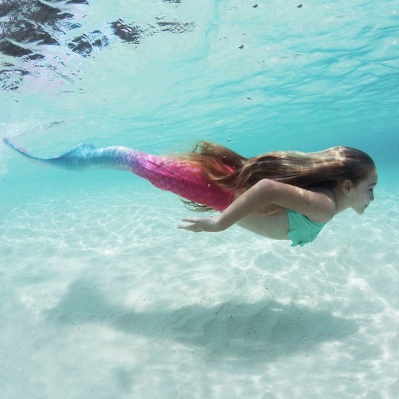 🏄🏻♀️ Mermaid Tail Bundle 🌸 Finfun Bahama Breeze Adult XS NWT Mermaid Tail Skin - Picture 8 of 15